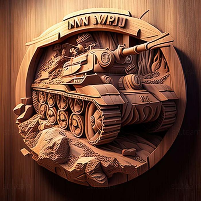 3D модель Игра мир танков (STL)